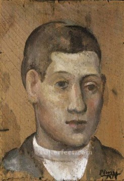 klimt portrait Painting - Portrait of a Young Man 1915 Pablo Picasso